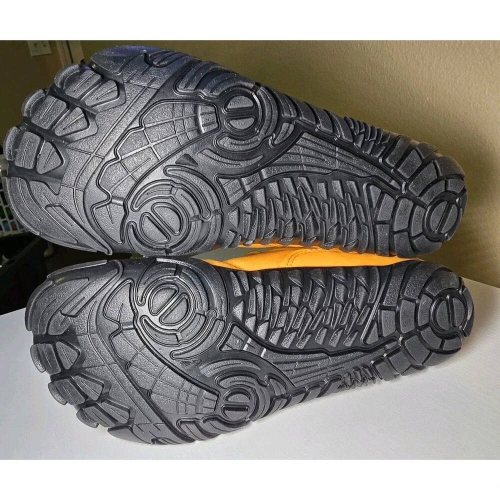 Hike Footwear Vindra Flex Barefoot Winter Shoes Yellow EU 36 Non-Slip Fleece New